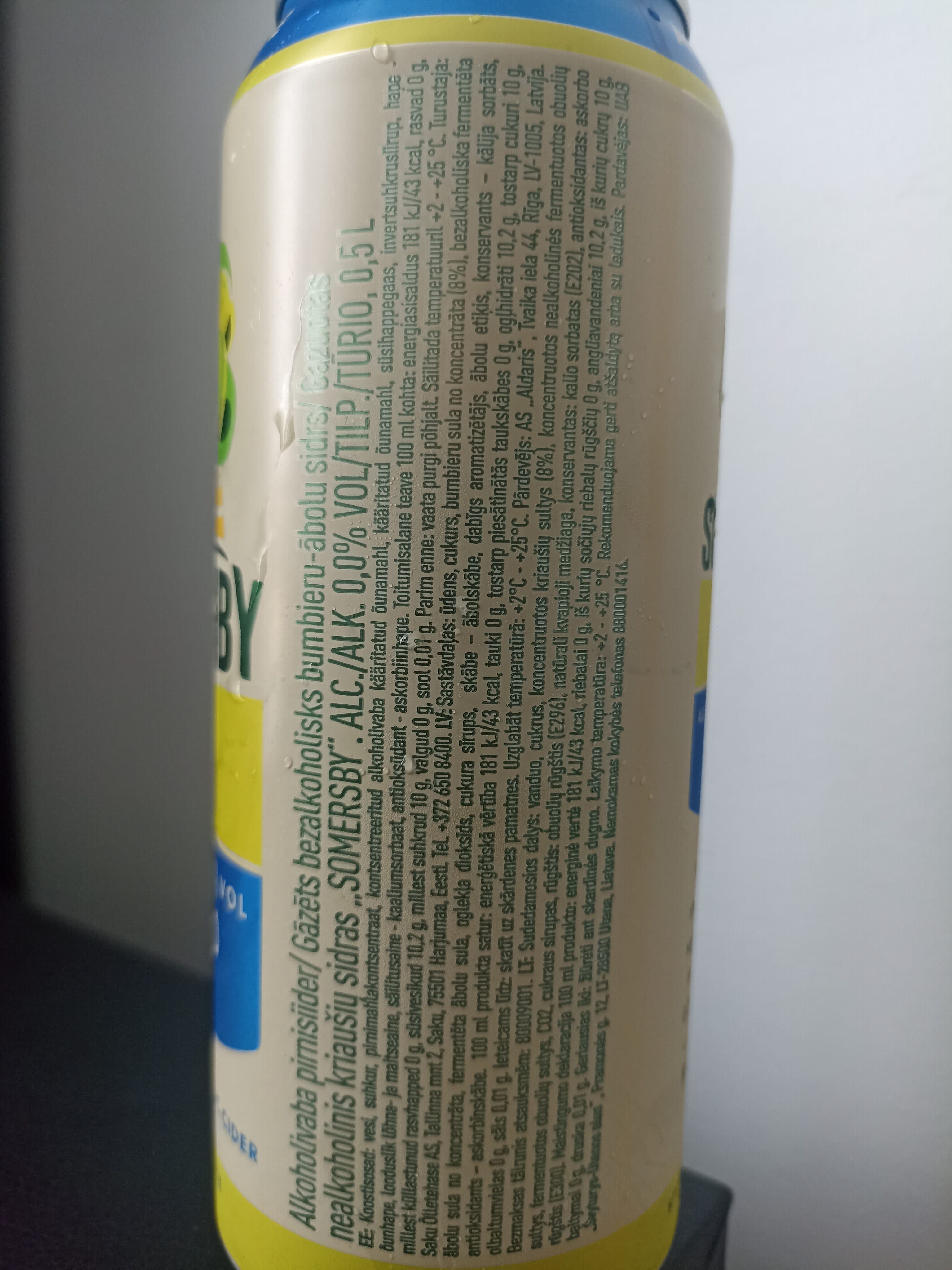 Somersby nealkoholinis kriaušių skonio sidras packshot