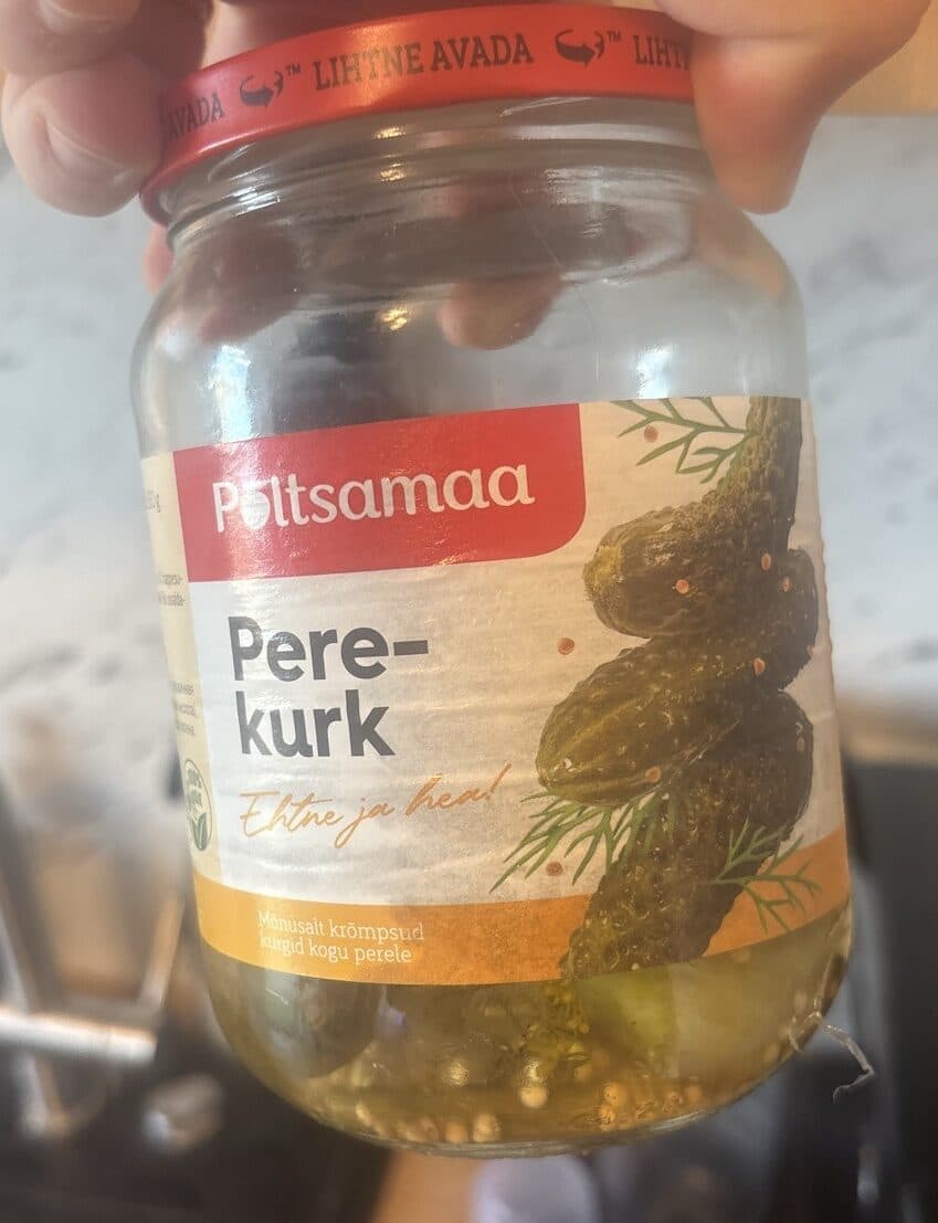 Salvesti Home pickeled Pickles packshot