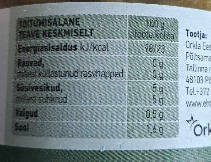 Põltsamaa Salatikurj packshot