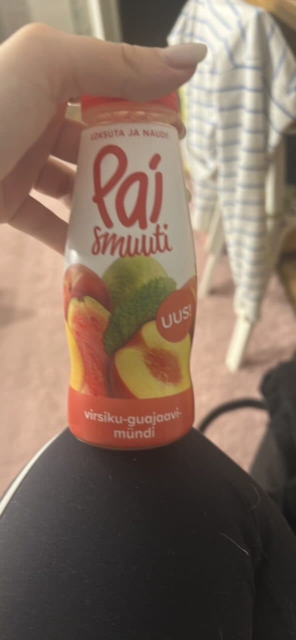 Pai smuuti Virsiku-guajaavi-mündi Smuuti packshot