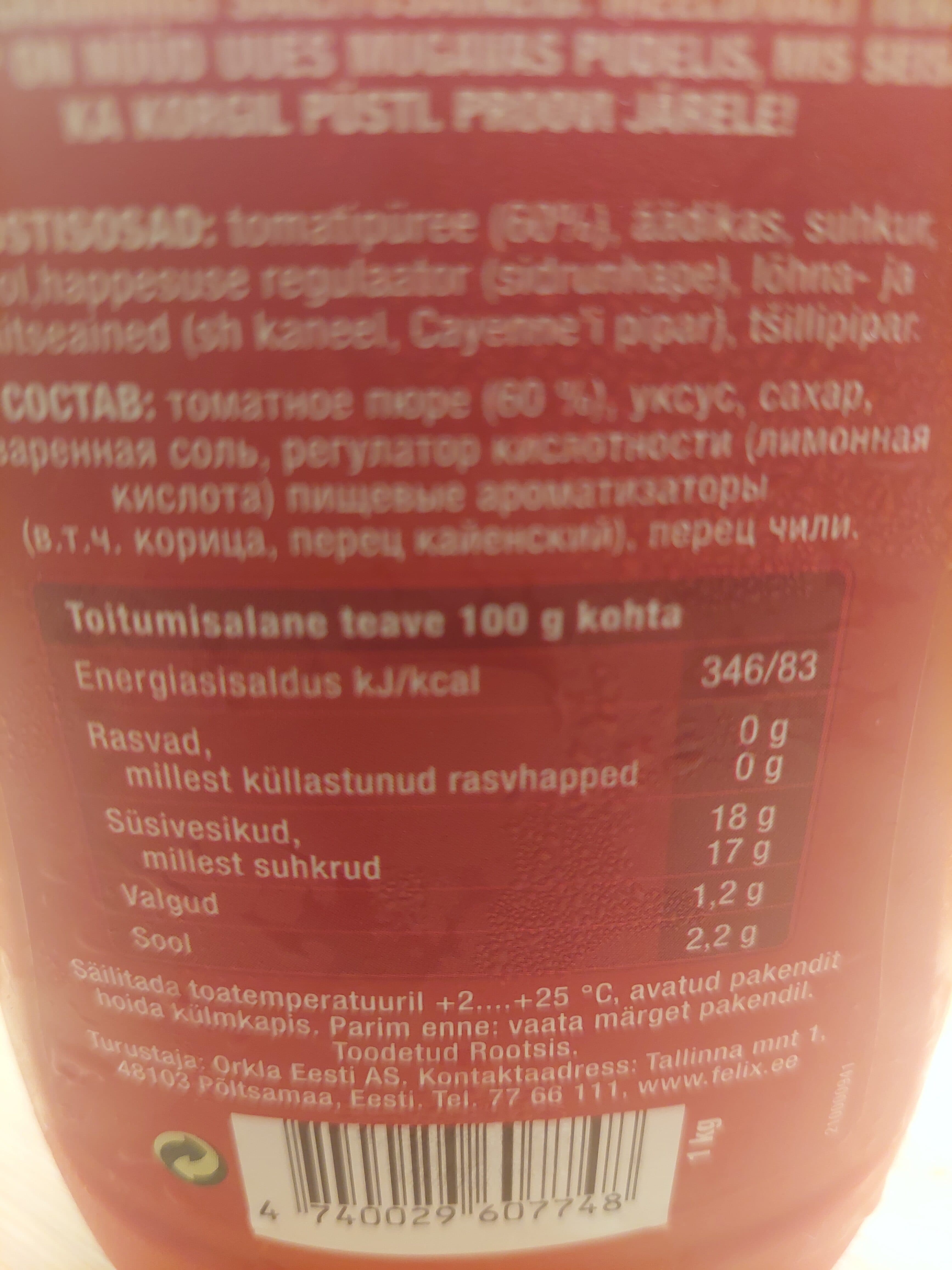 Felix Terav tomatiketšup packshot