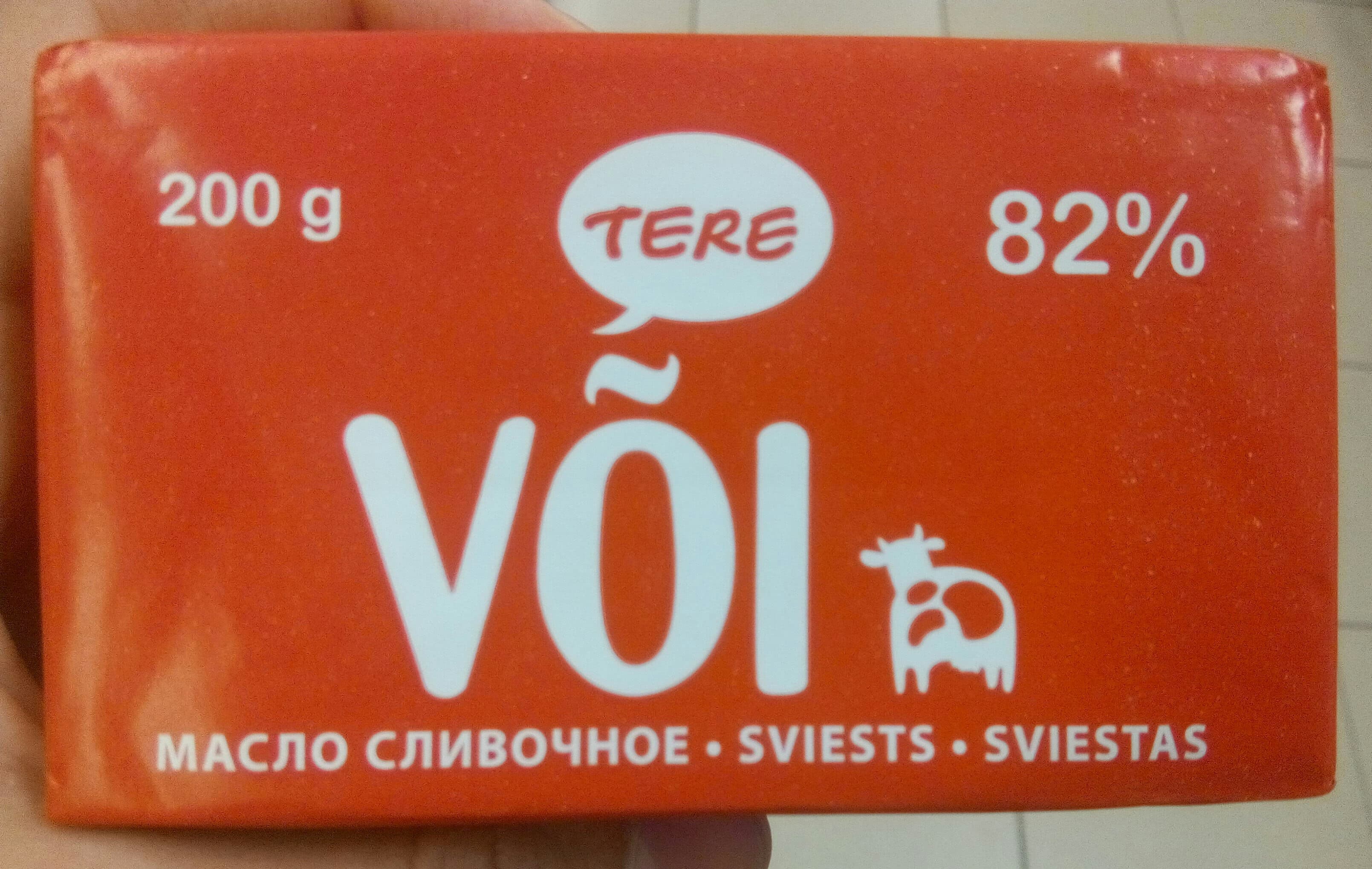 Tere Või 82% packshot