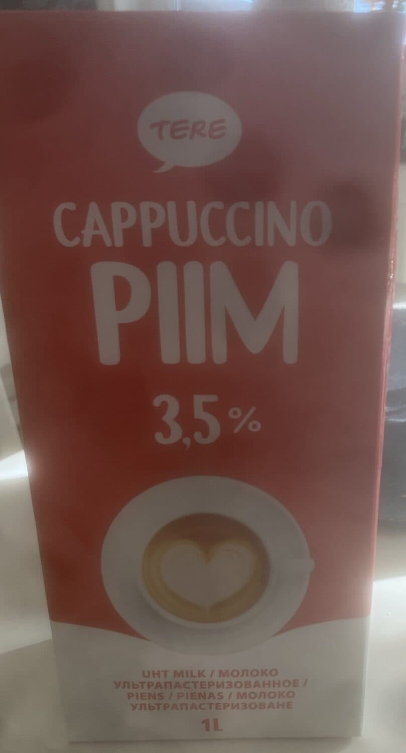 Tere Cappuccino Piim packshot