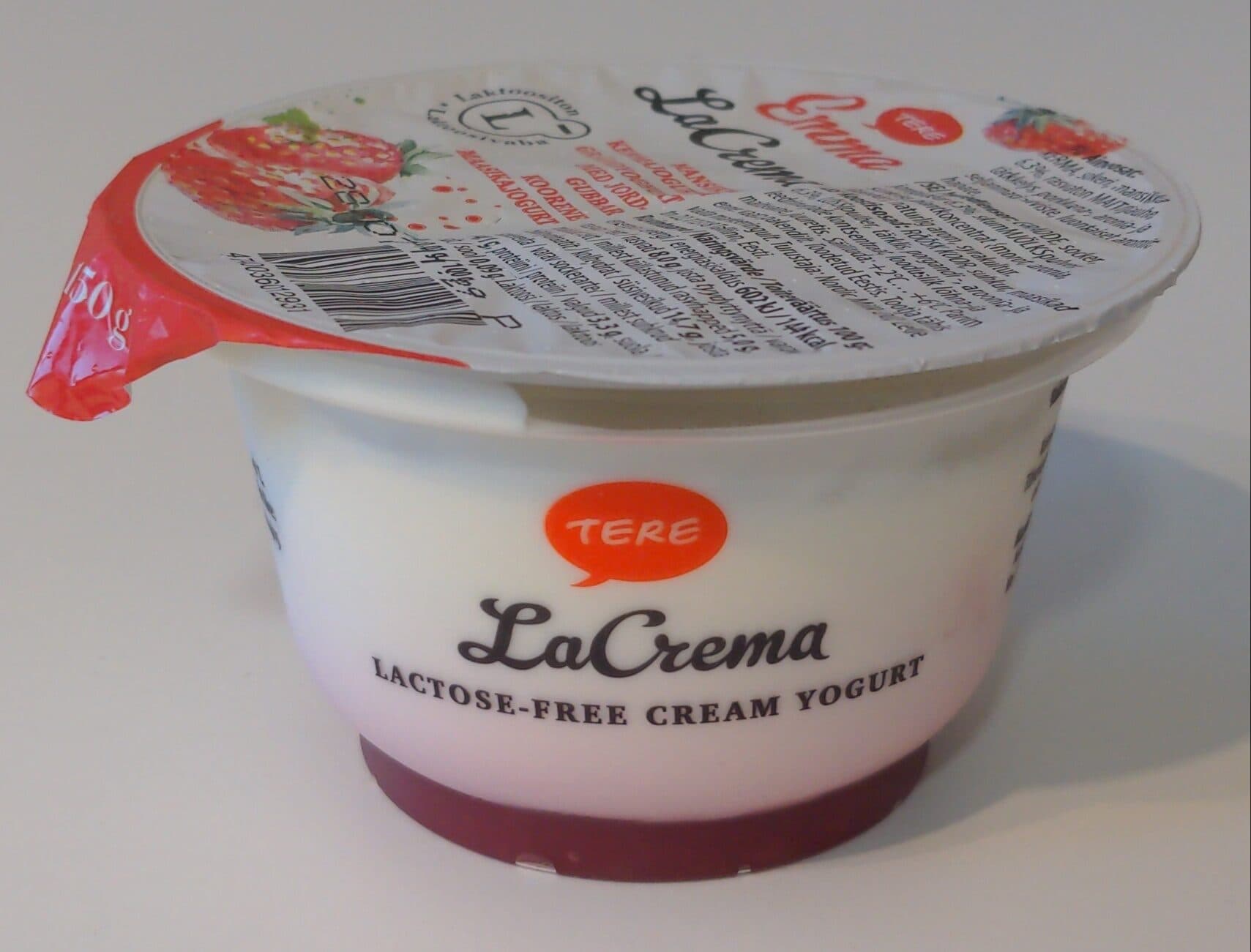 Tere Lactose-free cream yogurt packshot