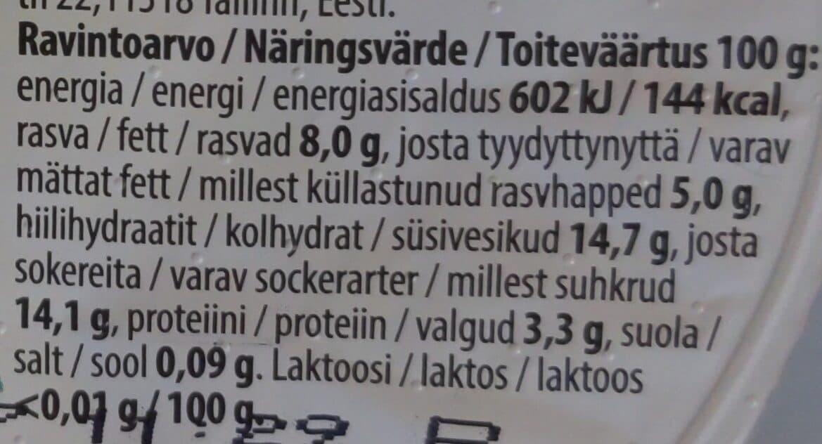 Tere Lactose-free cream yogurt packshot