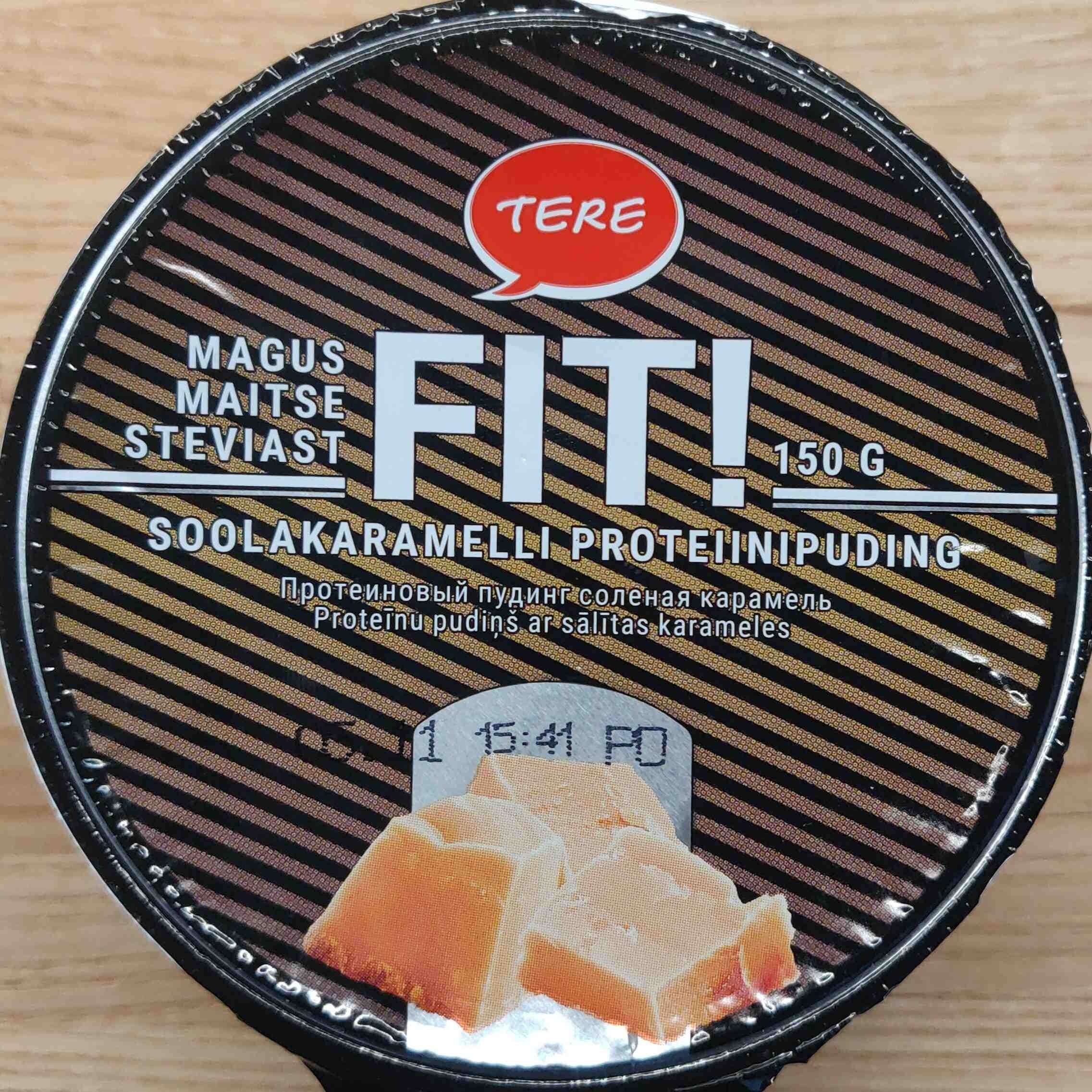 Fit! CARAMEL + PROTEIN PUDDING packshot