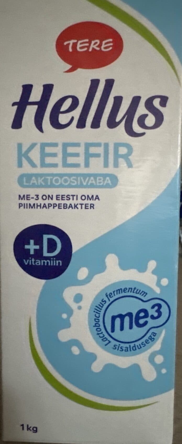 Tere Hellos keefir laktosivaba packshot