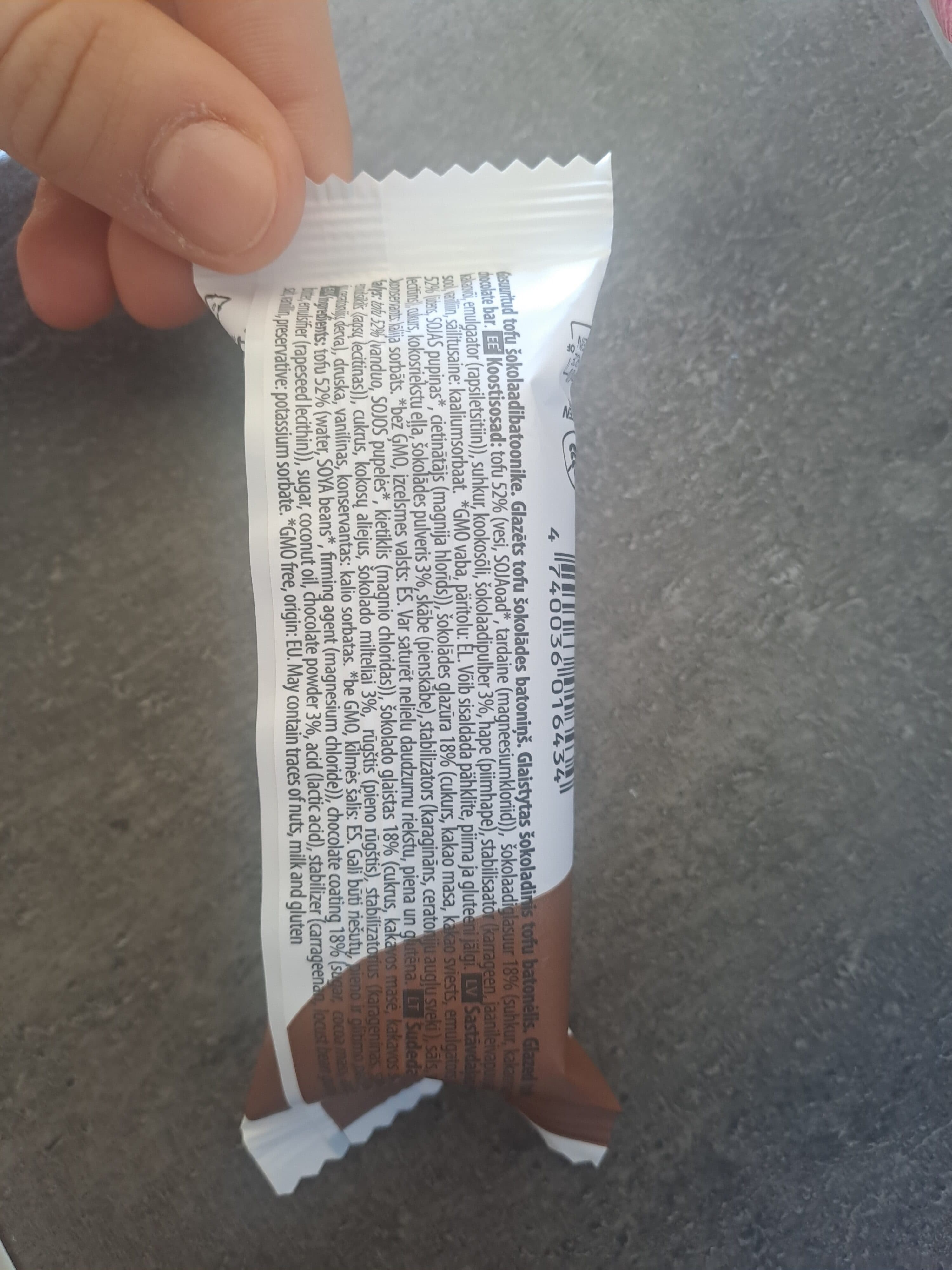 Open Food Facts Choco tofubar packshot