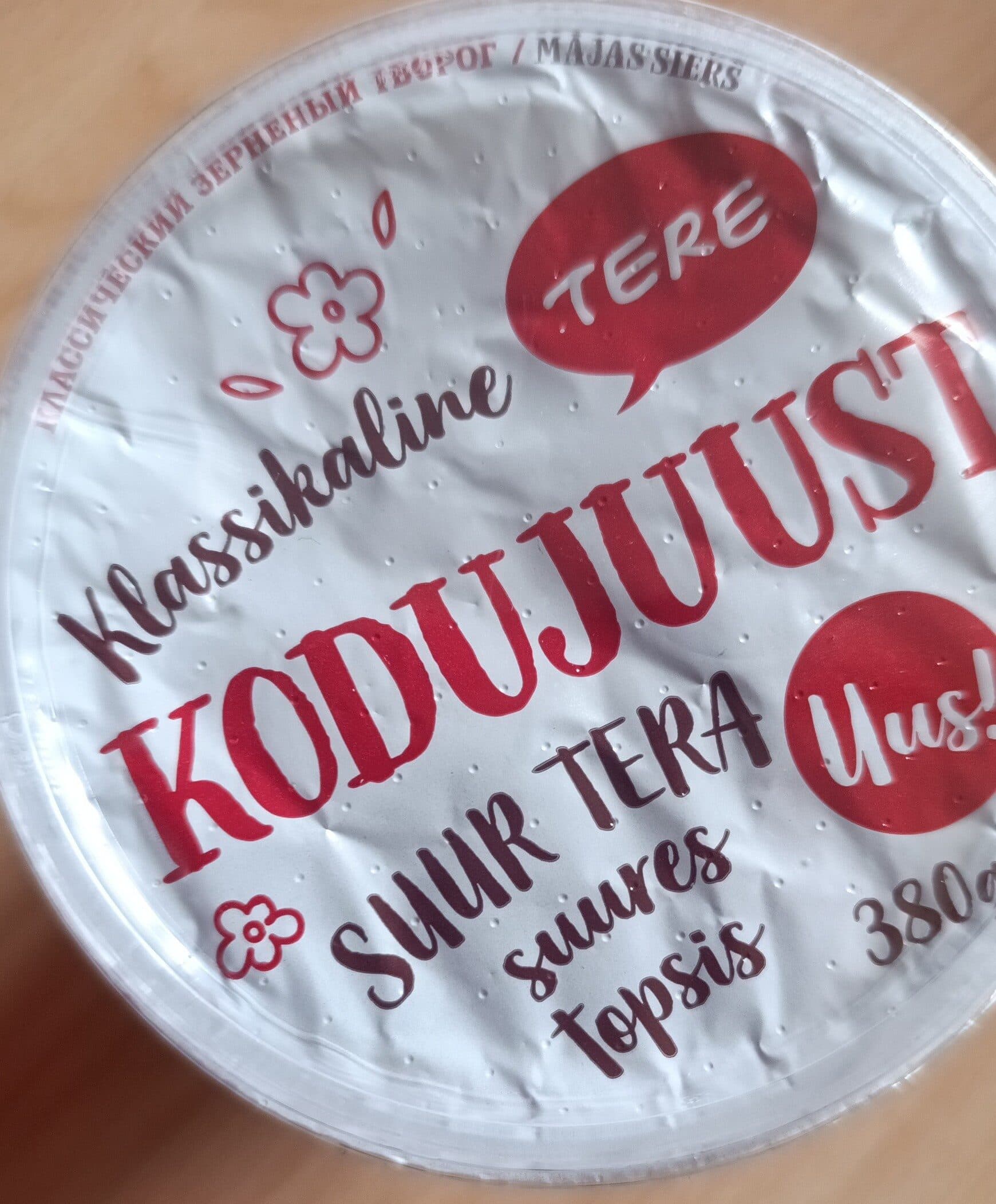 TERE Kodujuust packshot