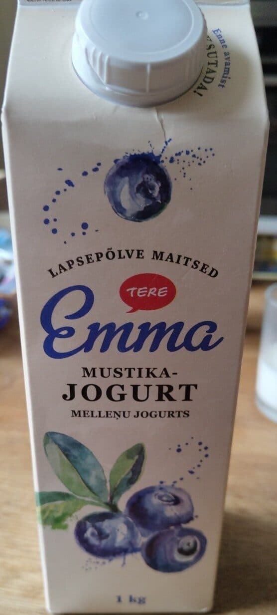 Tere Emma Mustikajogurt packshot