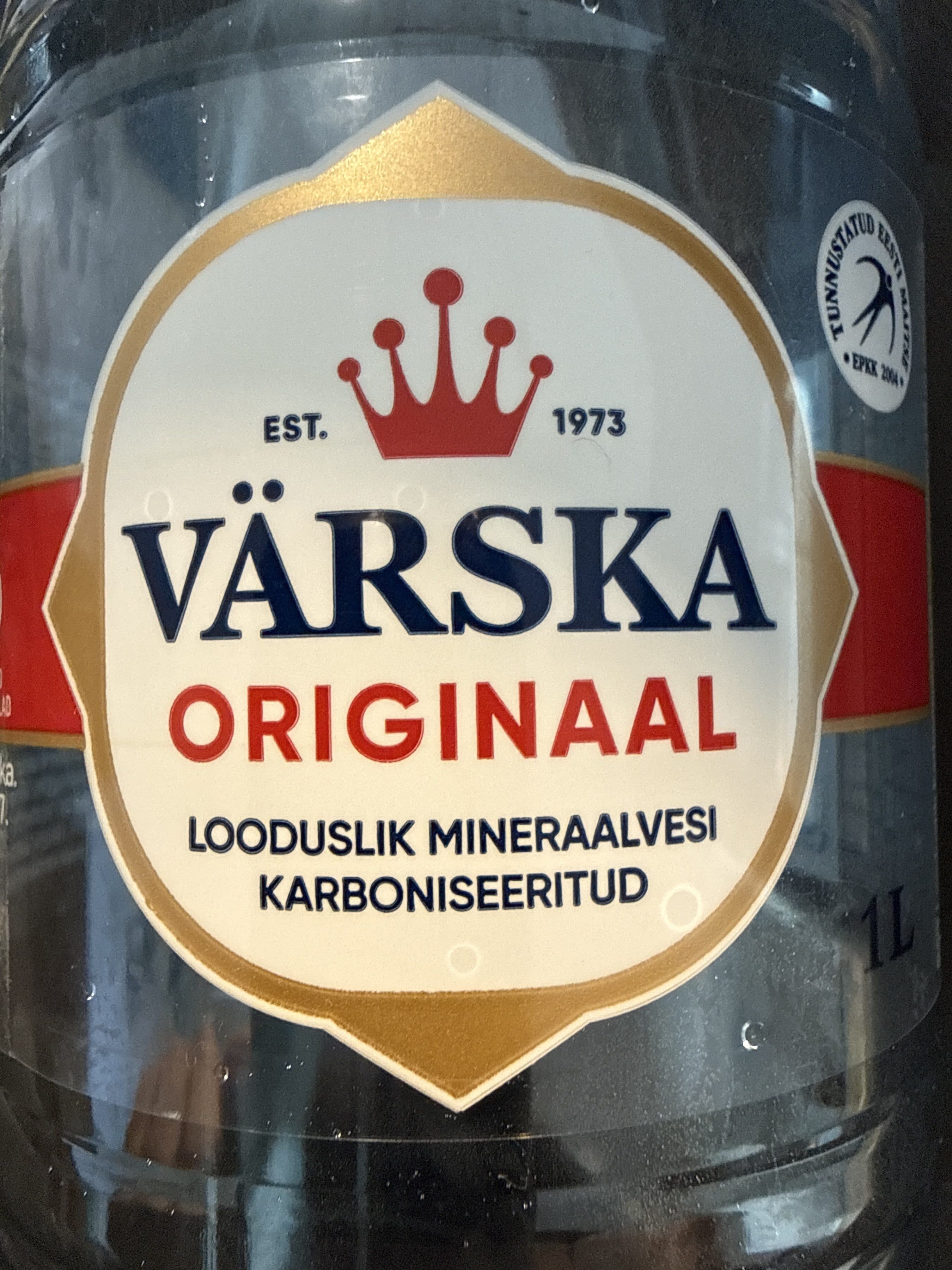 värska vesi packshot