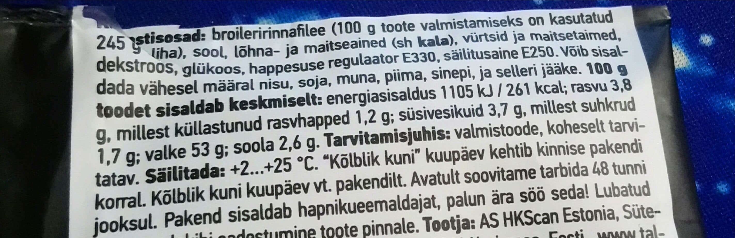 Tallegg Kana snäkk originaal packshot