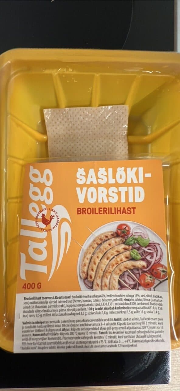 Tallegg Saslõki Vorstid Broileri packshot