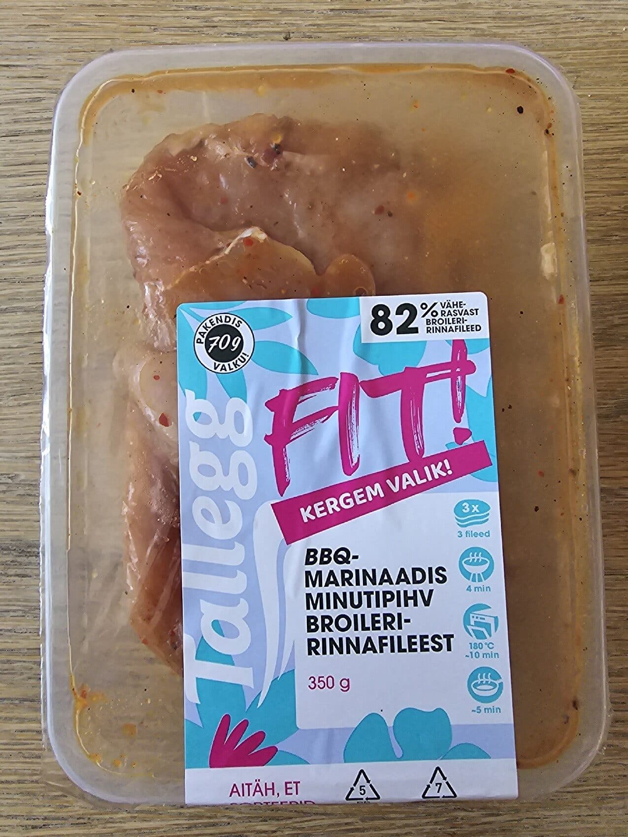 Tallegg Broileririnnafilee minutipihv bbq packshot