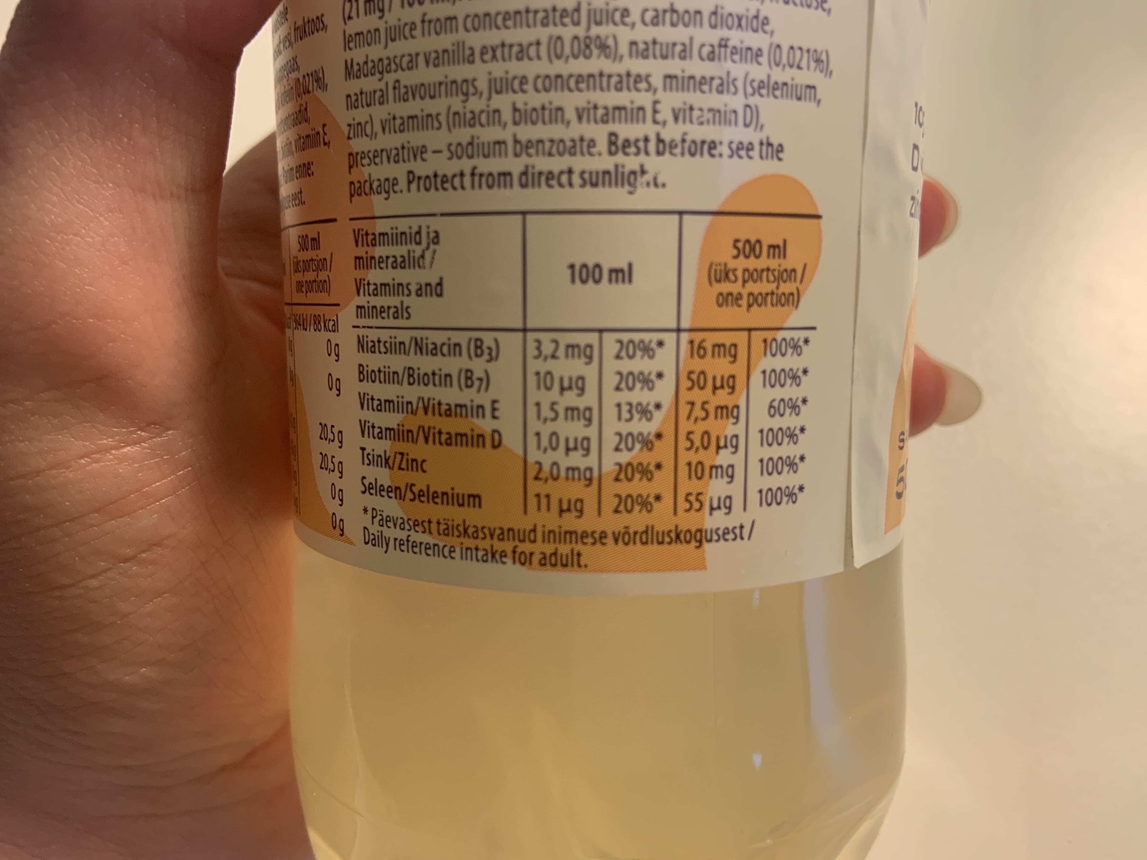 A. Le Coq For Me Energy virsiku-vanilje packshot