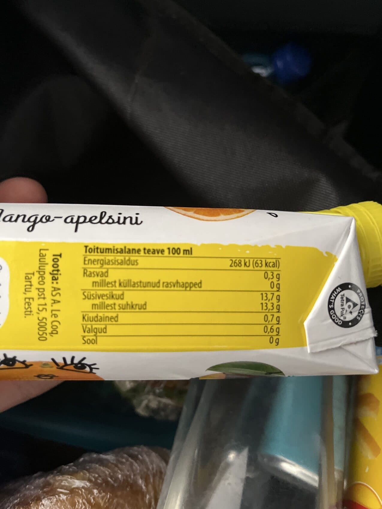 Aura Smuuti Mango-apelsini packshot