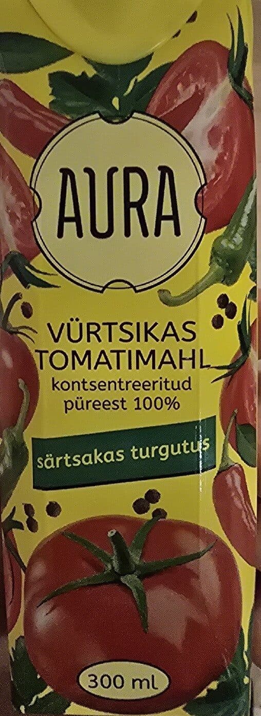 AURA Vürtsikas Tomatimahl packshot