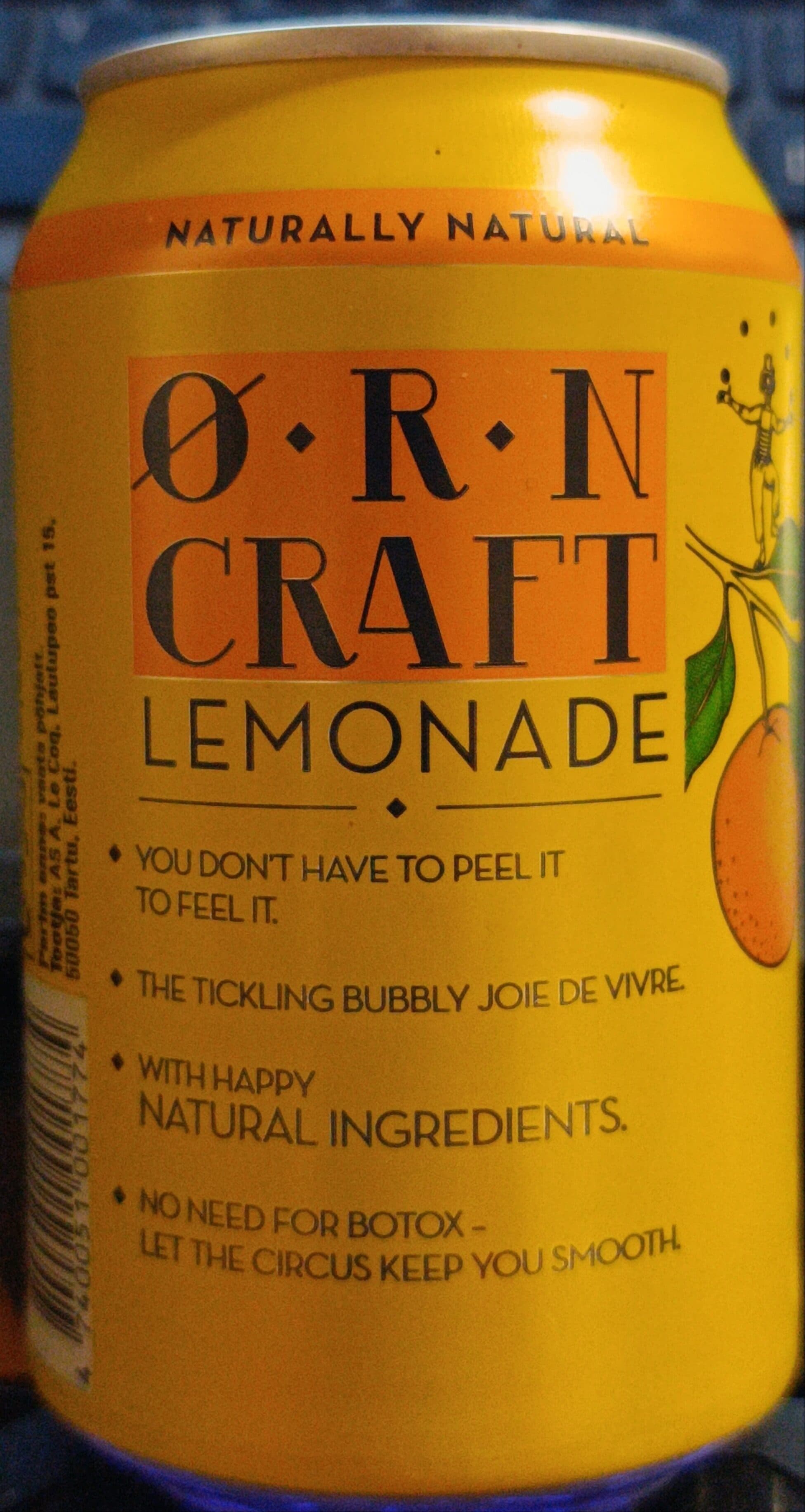 Ørn Craft Orange Lemonade packshot