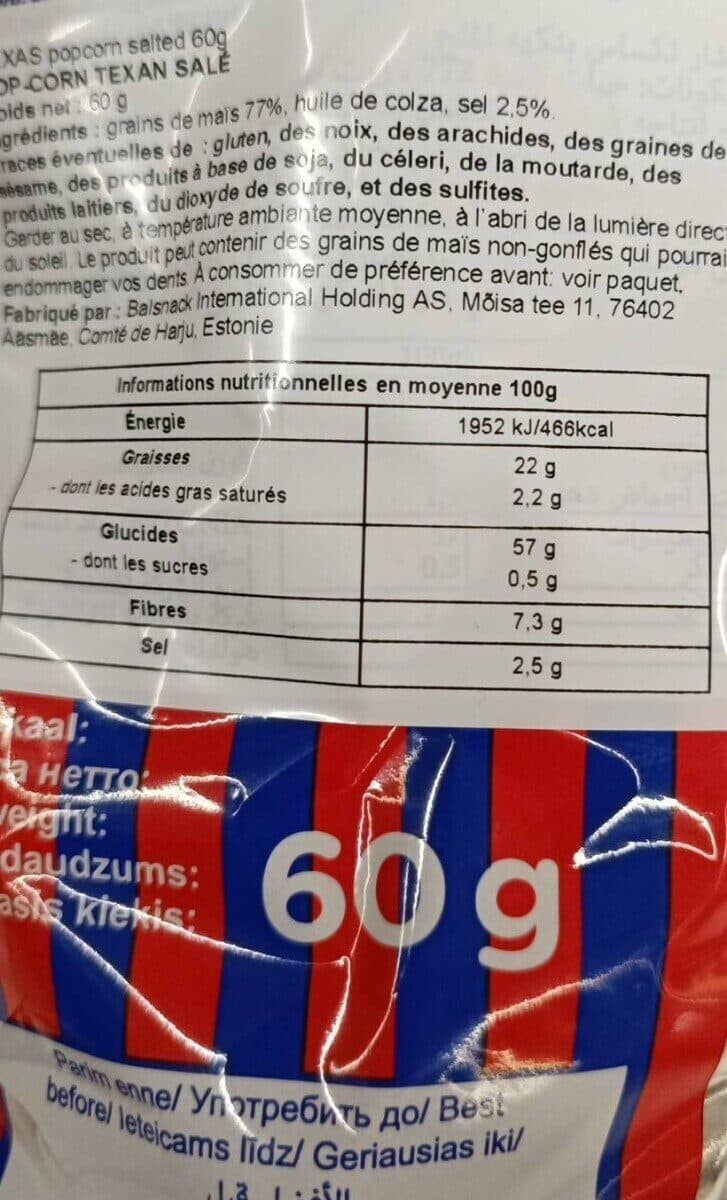 Balsnack Pop corn packshot