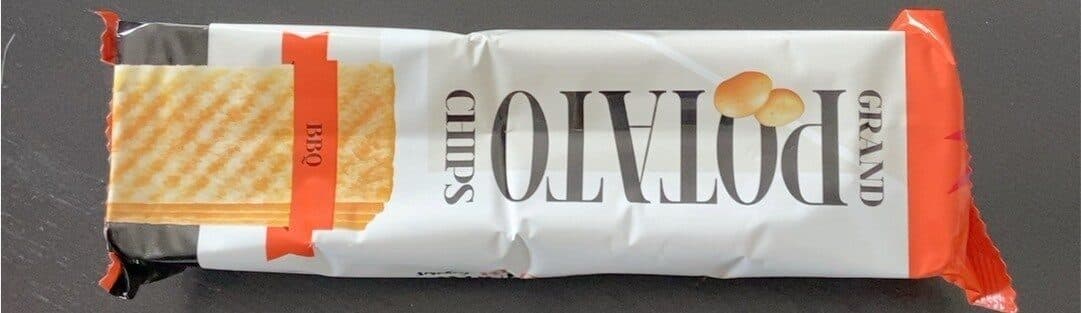 Grand potato chips bbq packshot