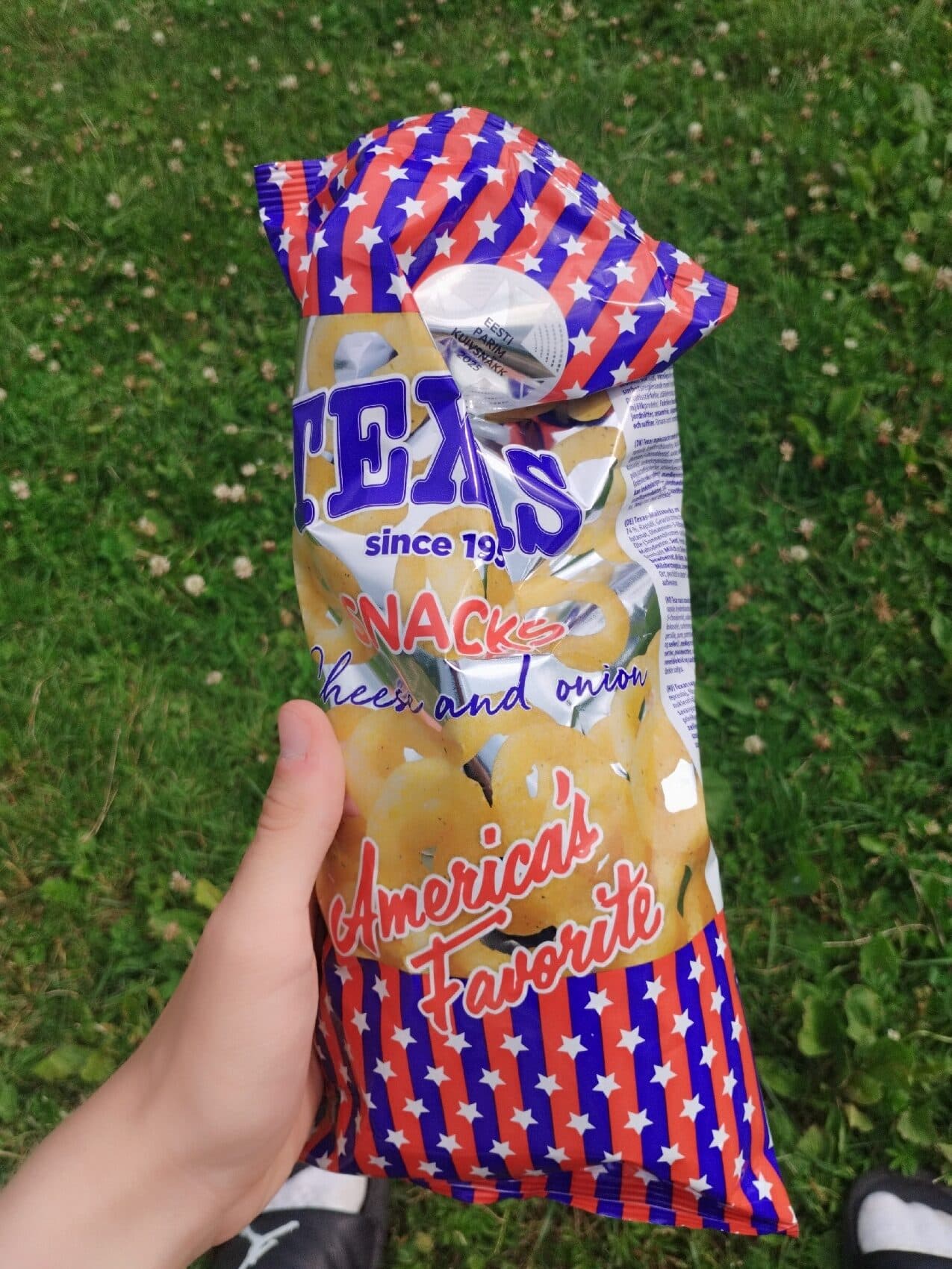 Balsnack Texas Cheese And Onion Snacks packshot
