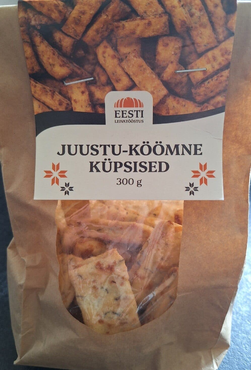 Eesti Leivatööstus Juustu-köömne küpsised packshot