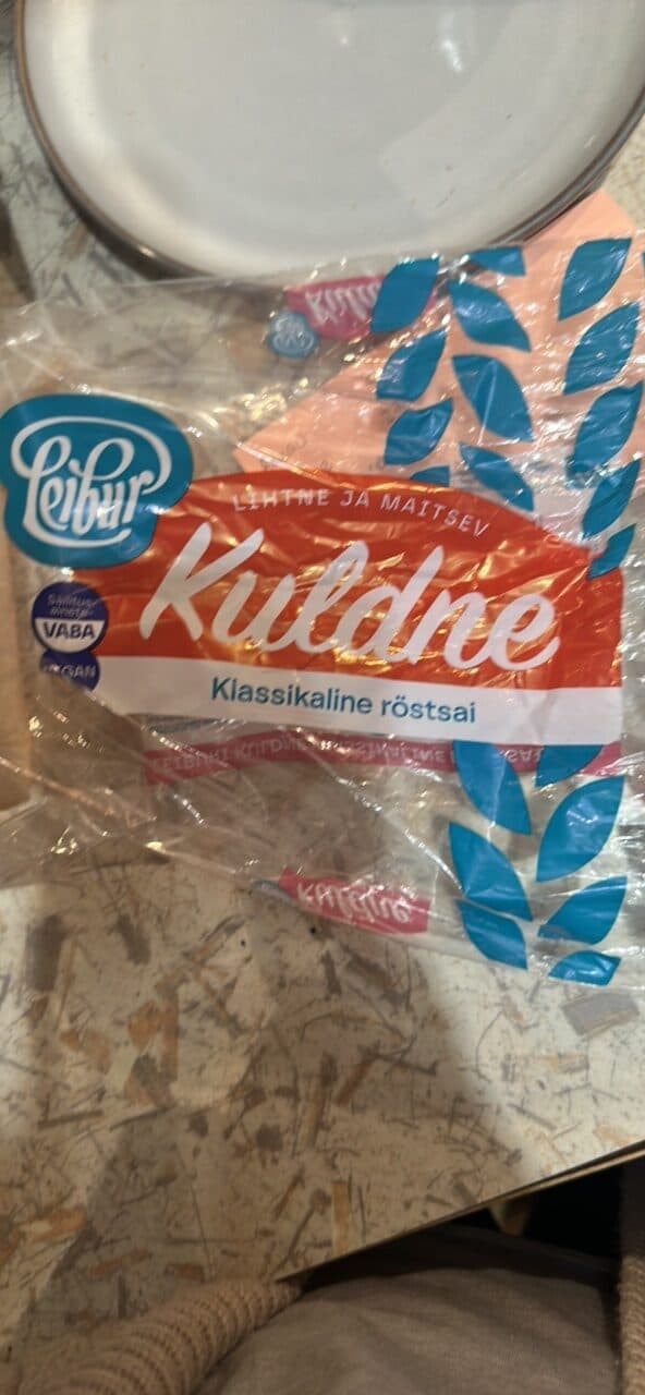Leibur Kuldne Klassikaline röstsai packshot