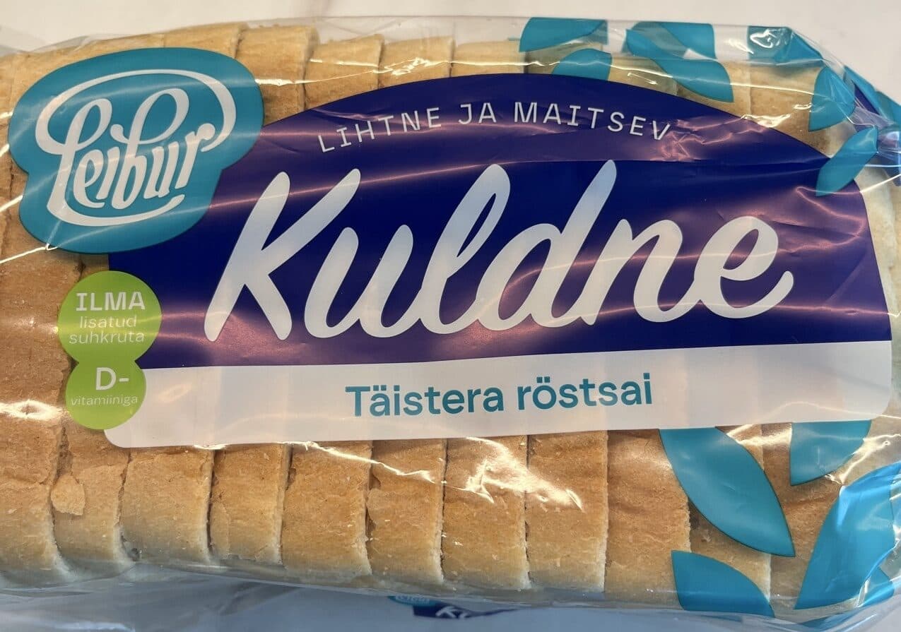 Leibur Leiburi Kuldne Täistera Röstsai packshot