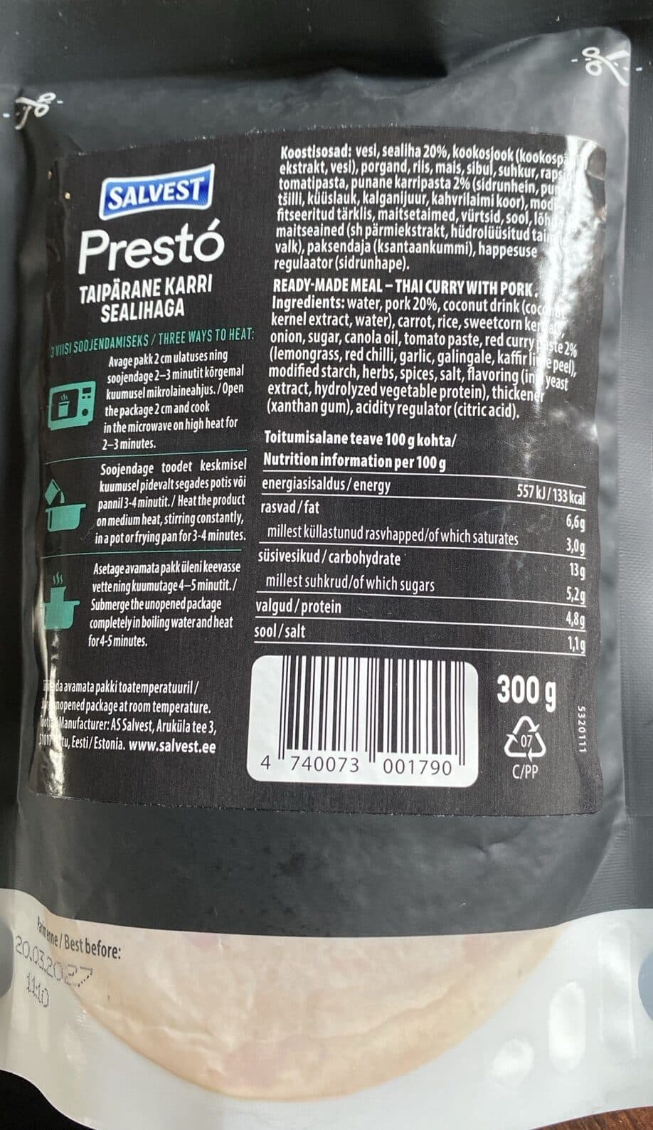 Salvest Taipärane Karri Sealihaga packshot