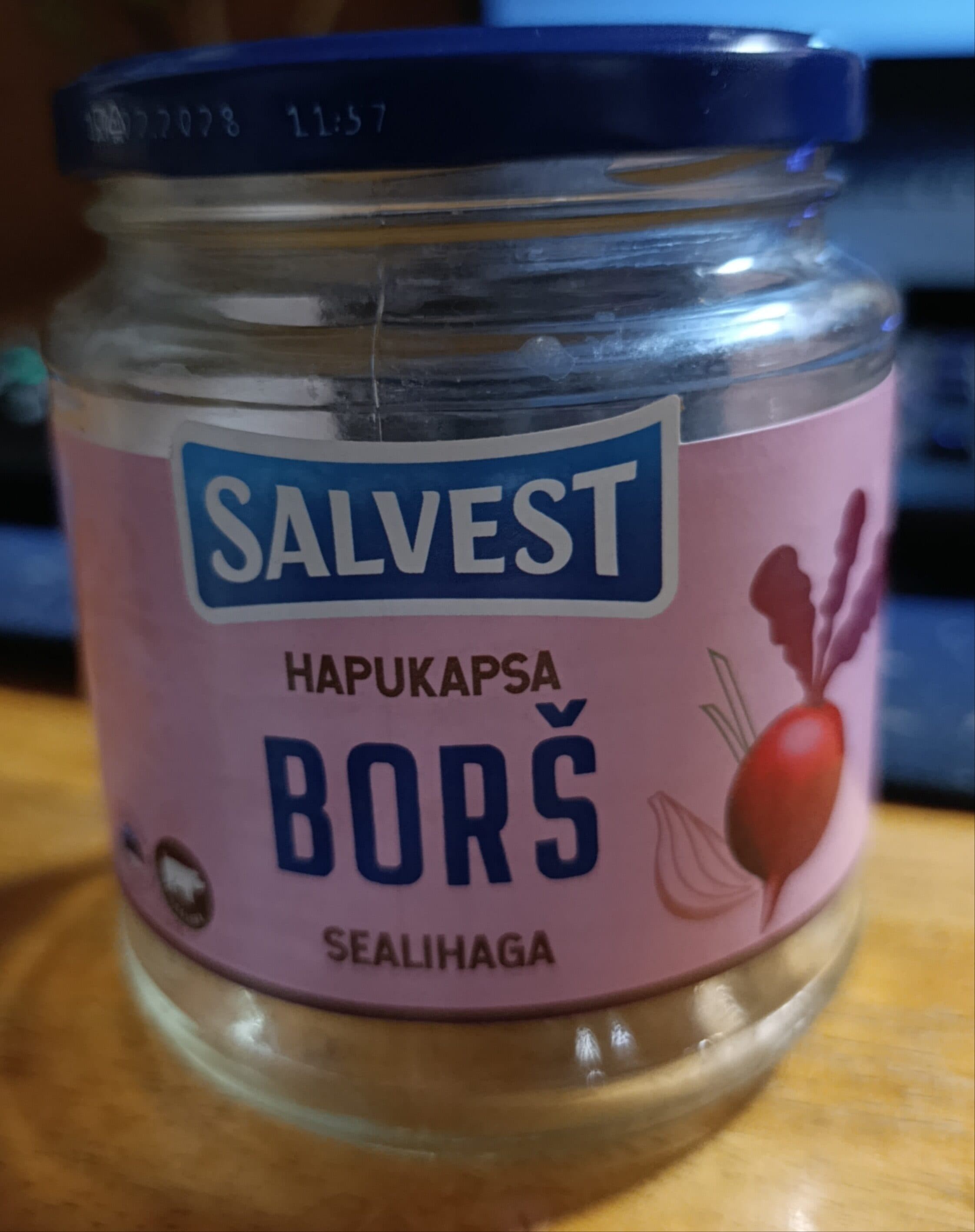 Salvest Hapukapsa Borš Sealihaga packshot