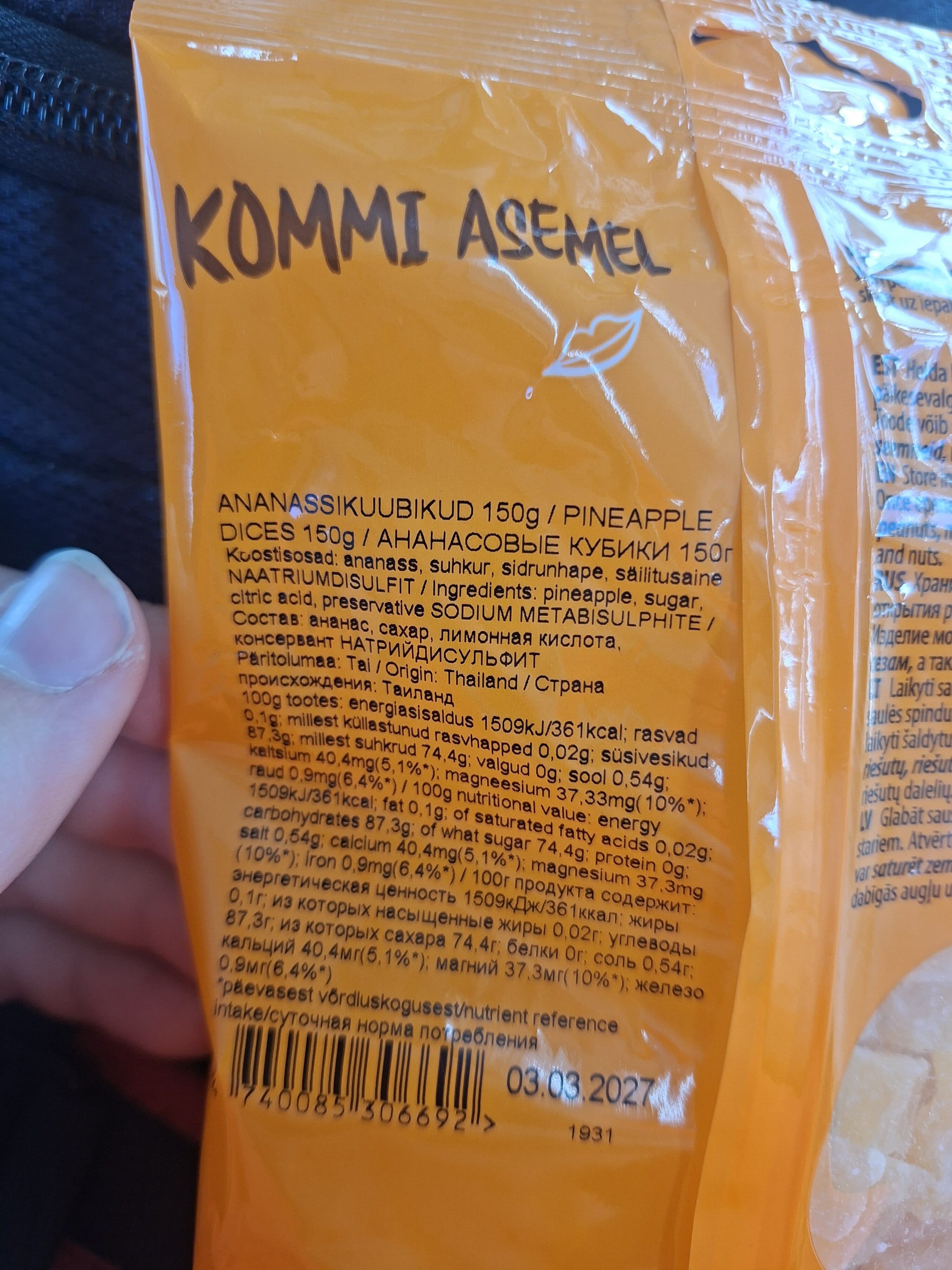 Open Food Facts 4740085306692 packshot
