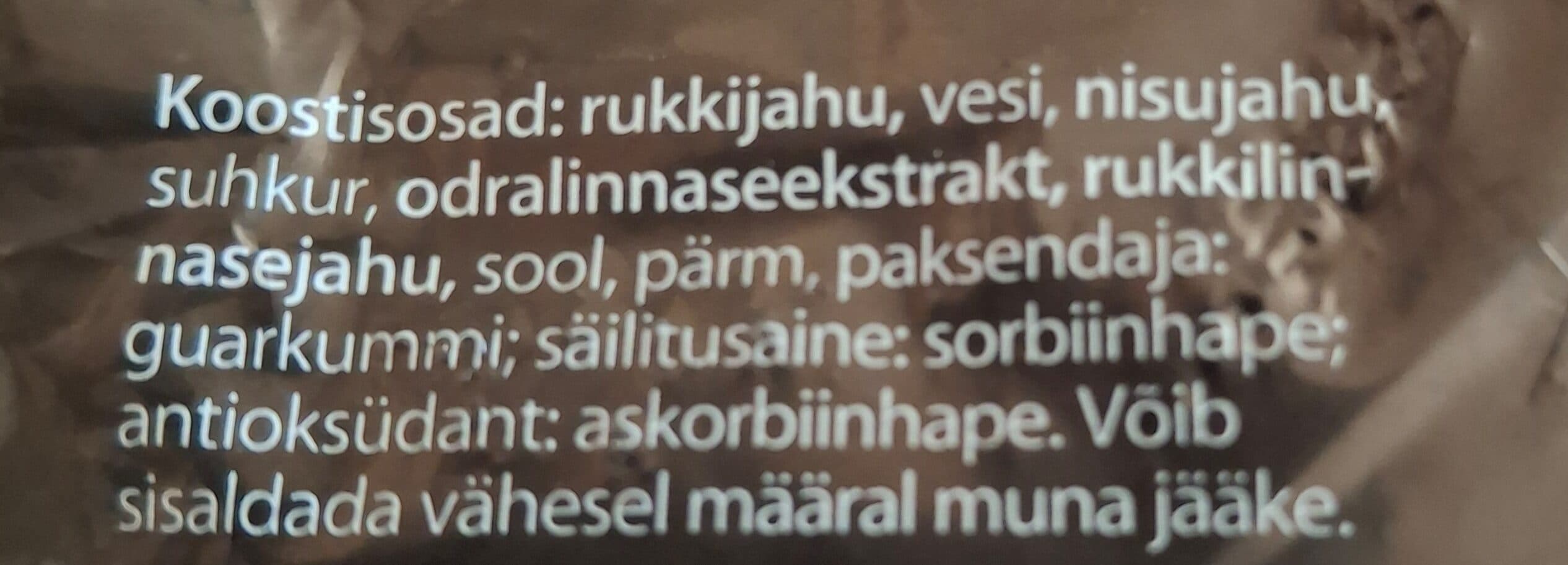 Eesti Pagar must vormileib packshot