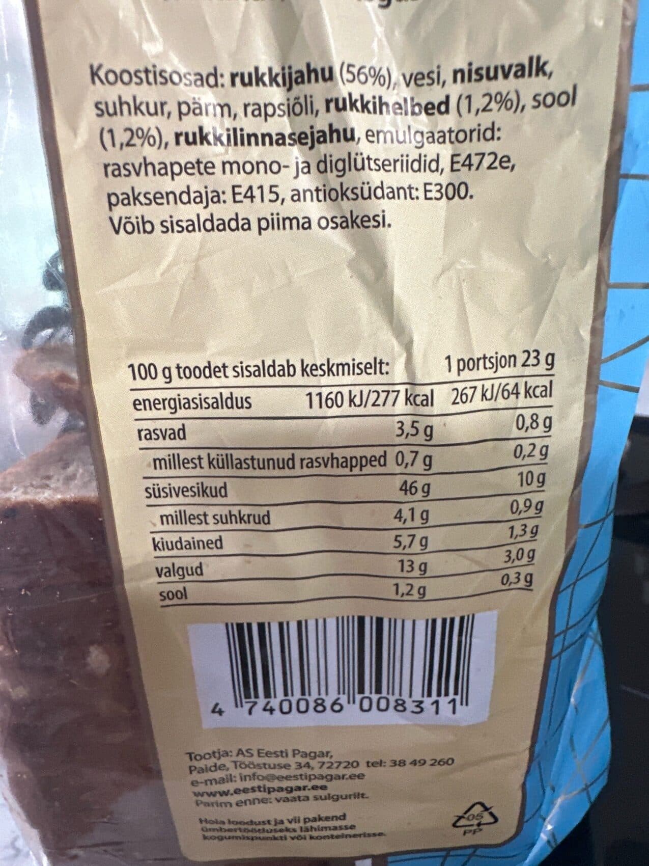 Tosta 4740086008311 packshot
