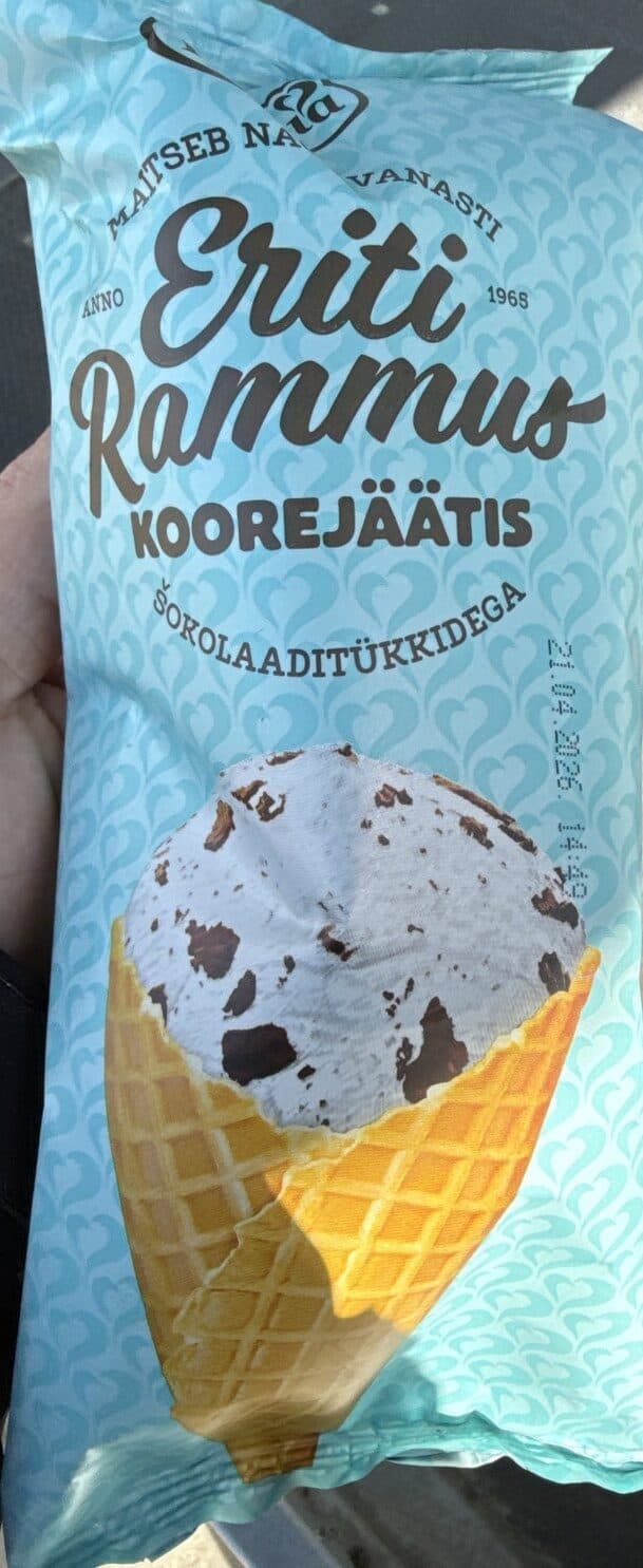 Premia Eriti Rammus Koorejäätis Šokolaaditükkidega packshot