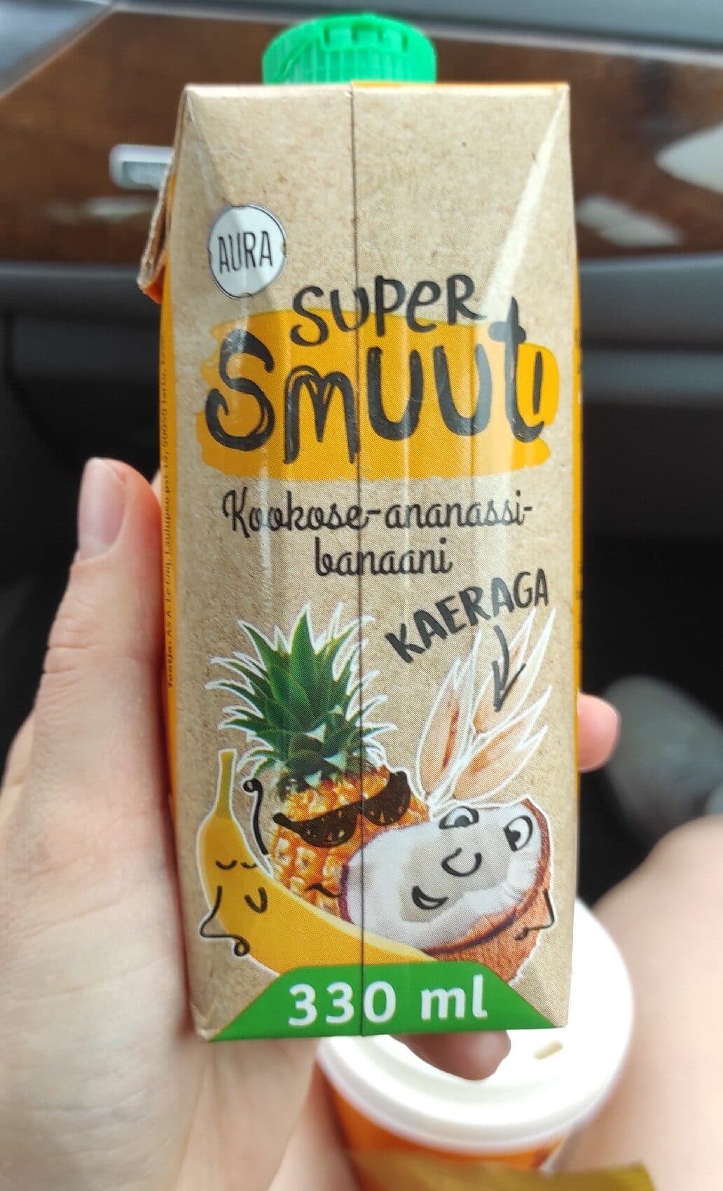 Aura Super Smuuti Kookose-ananassi-banaani packshot