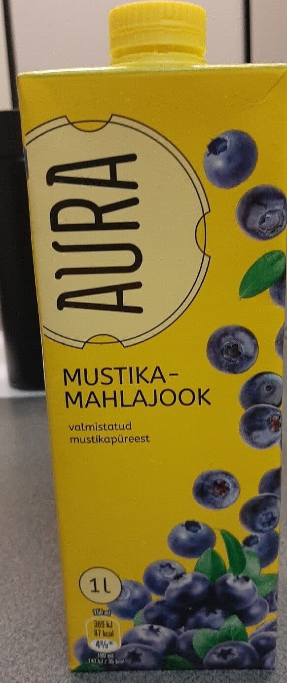 Aura Mustikamahlajook packshot