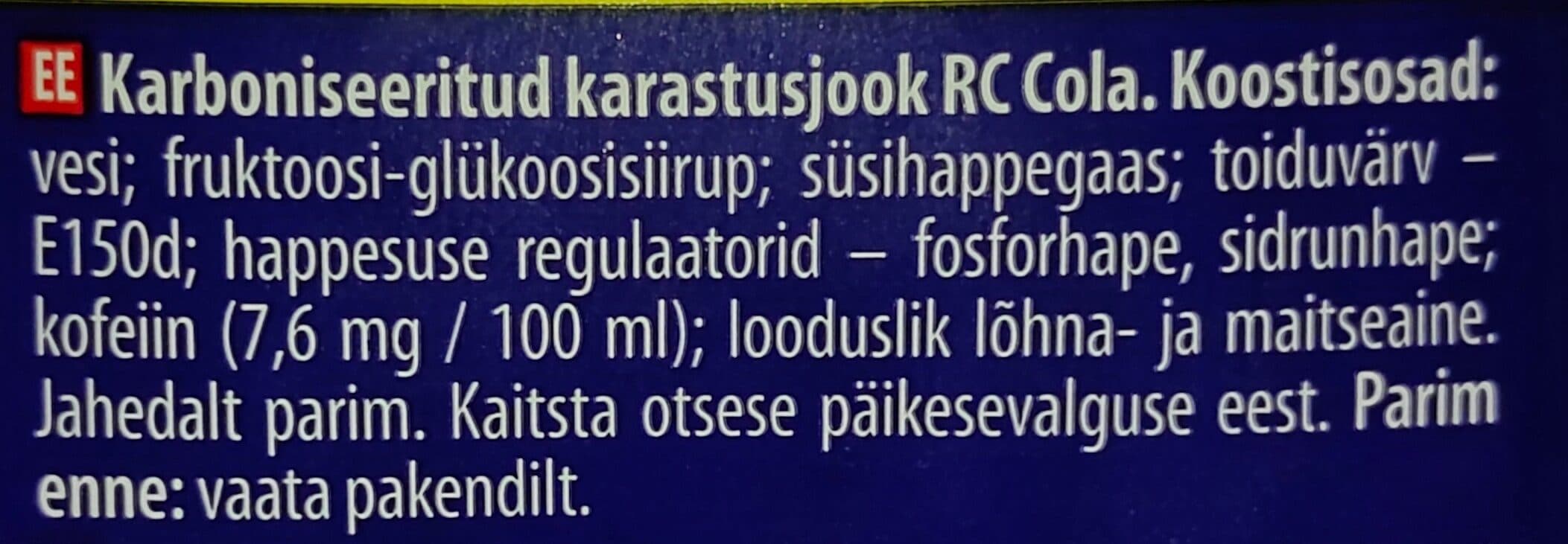 AS A. Le Coq RC cola packshot