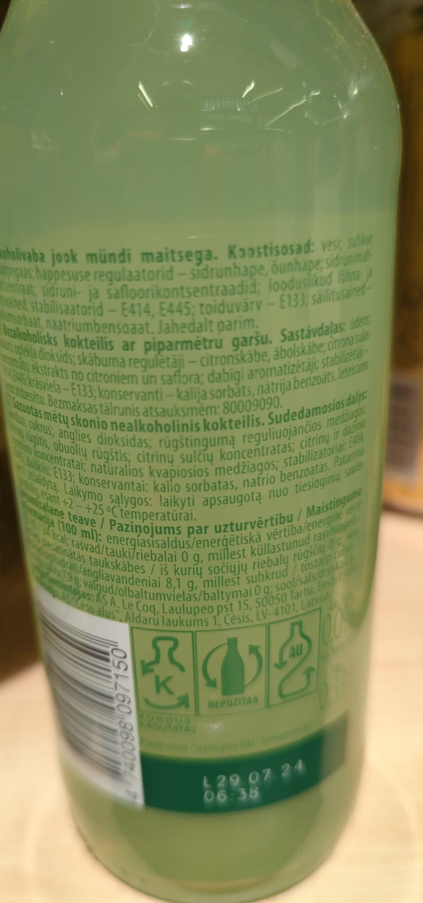 le coq nealkoholinis mojito kokteilis packshot