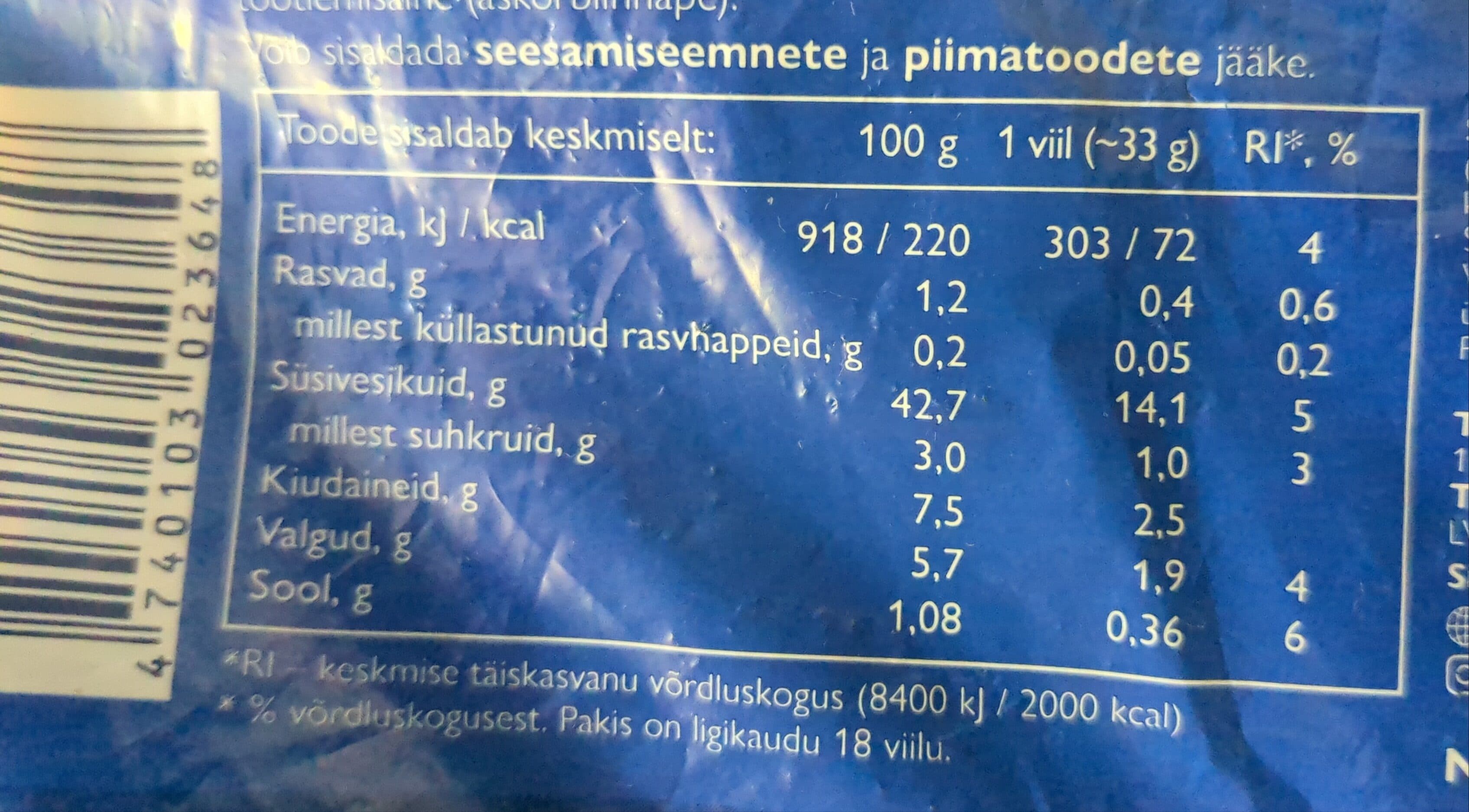 Fazer Черный хлеб packshot