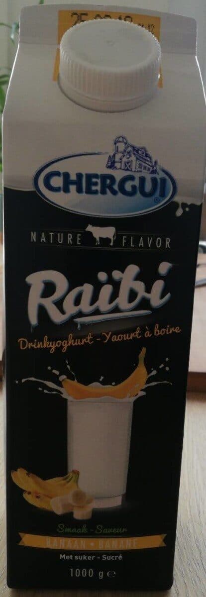 Chergui Yaourt à boire goût banane packshot