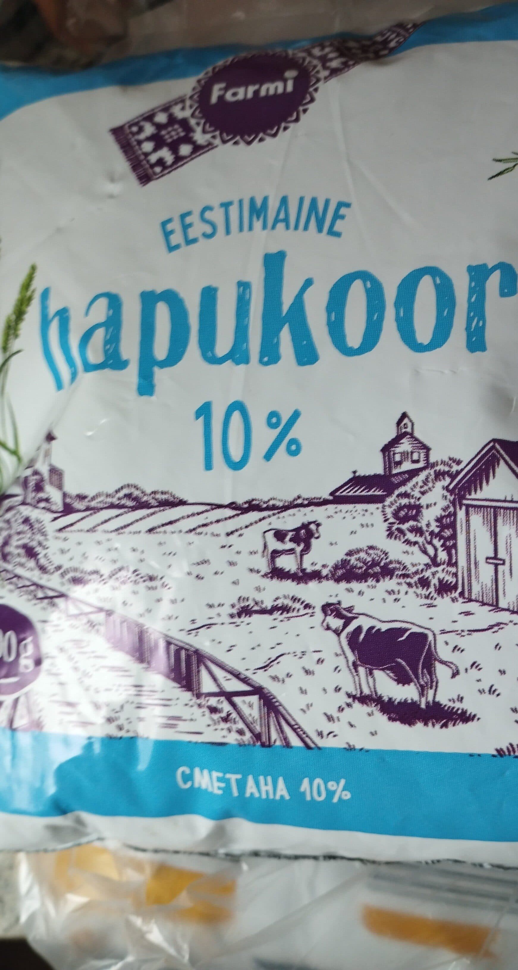 Farmi Hapukoor 10% packshot