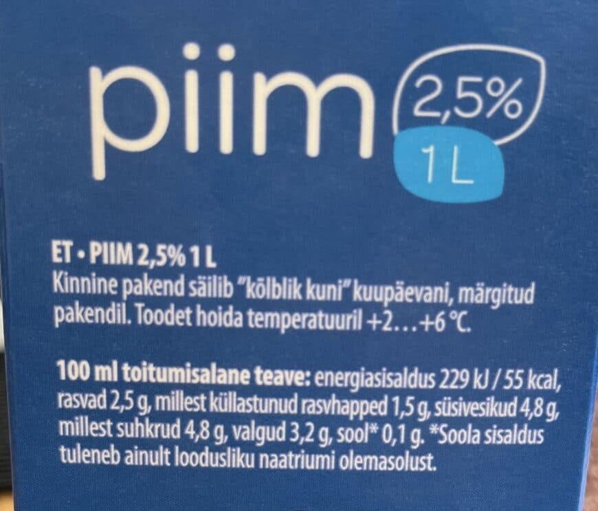 Alma Alma piim packshot