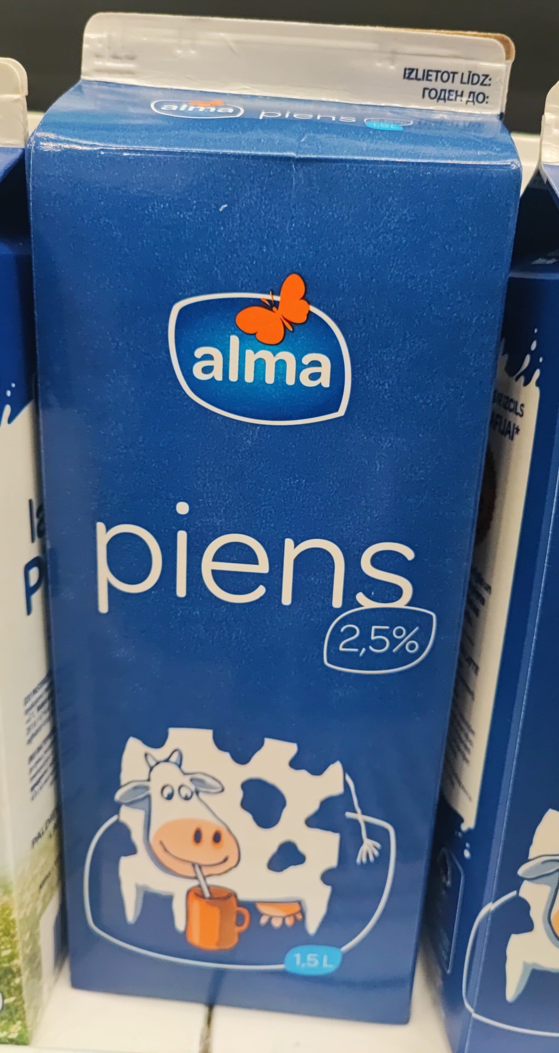 piens Alma 1.5l packshot