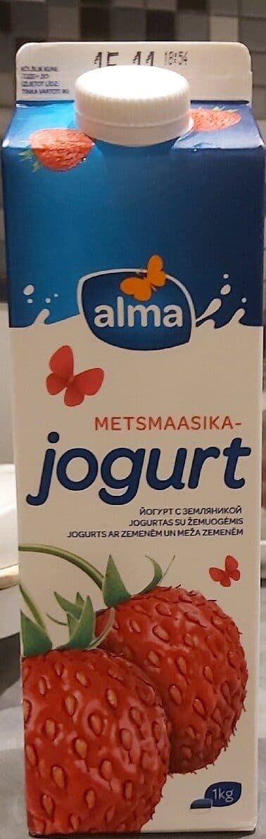 alma Metsmaasikajogurt packshot
