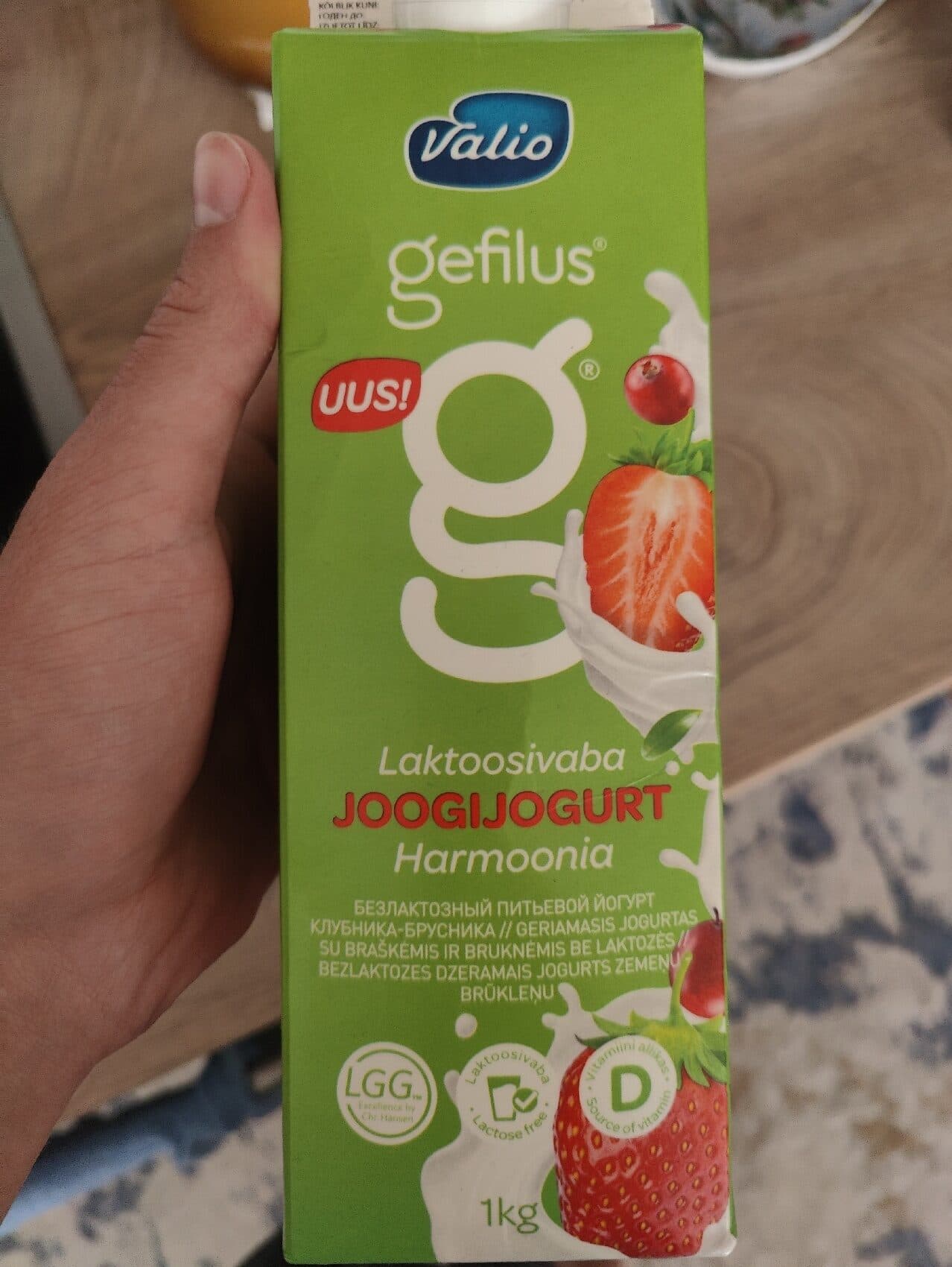 valio gefilus joogijogurt harmoonia packshot