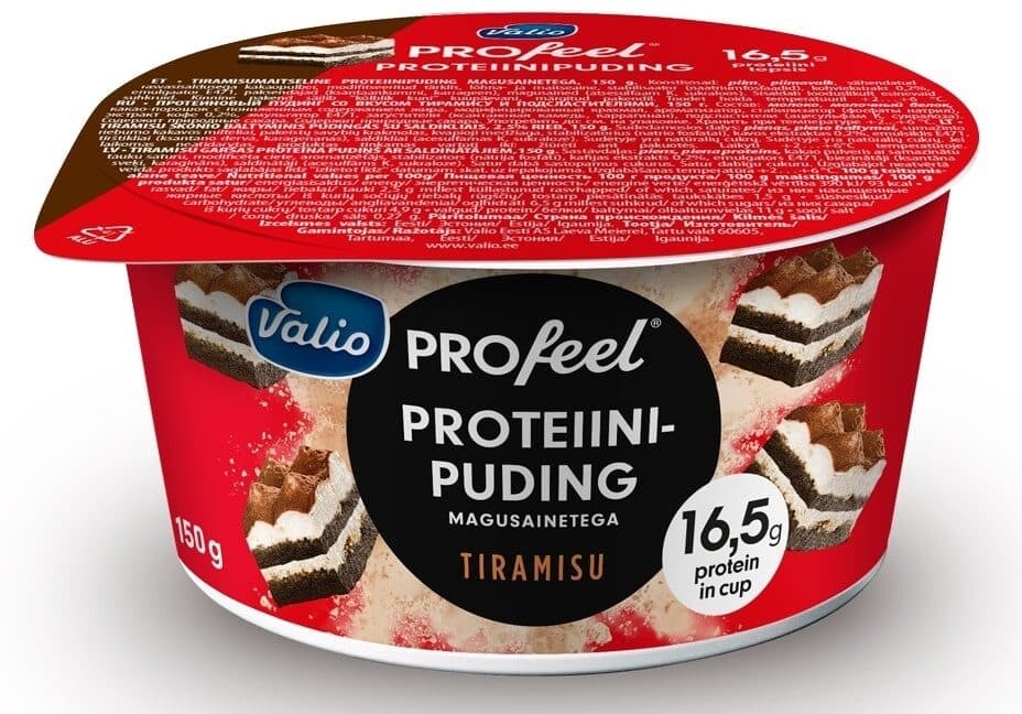 ProFeel Protein pudding with sweeteners, tiramisu packshot