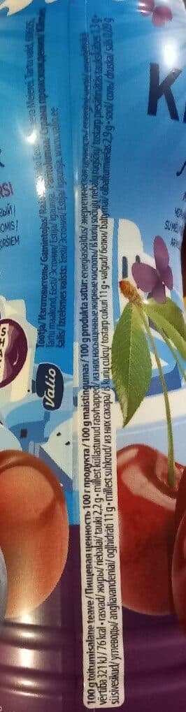 Alma Mustika-kirsi jogurtijook packshot