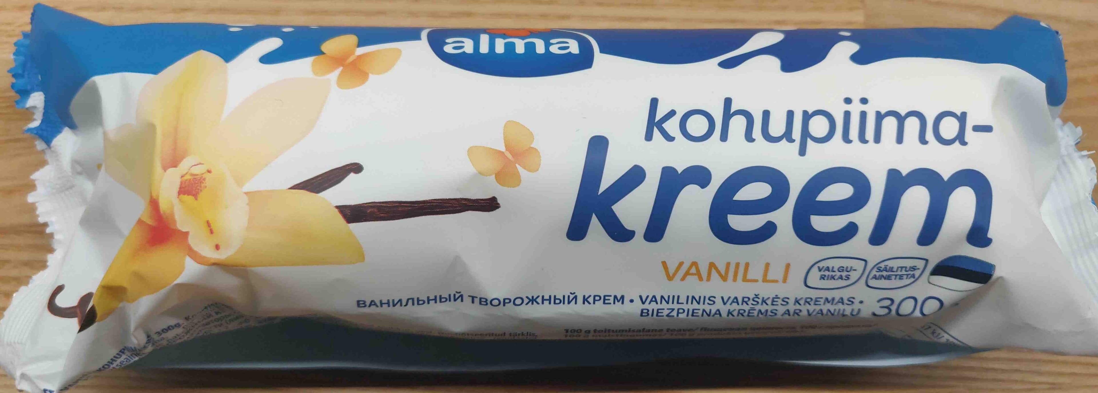 alma kohupiimakreem VANILLI packshot