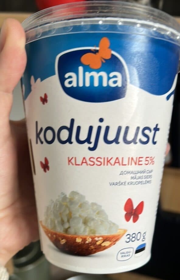 alma Cottage cheese packshot