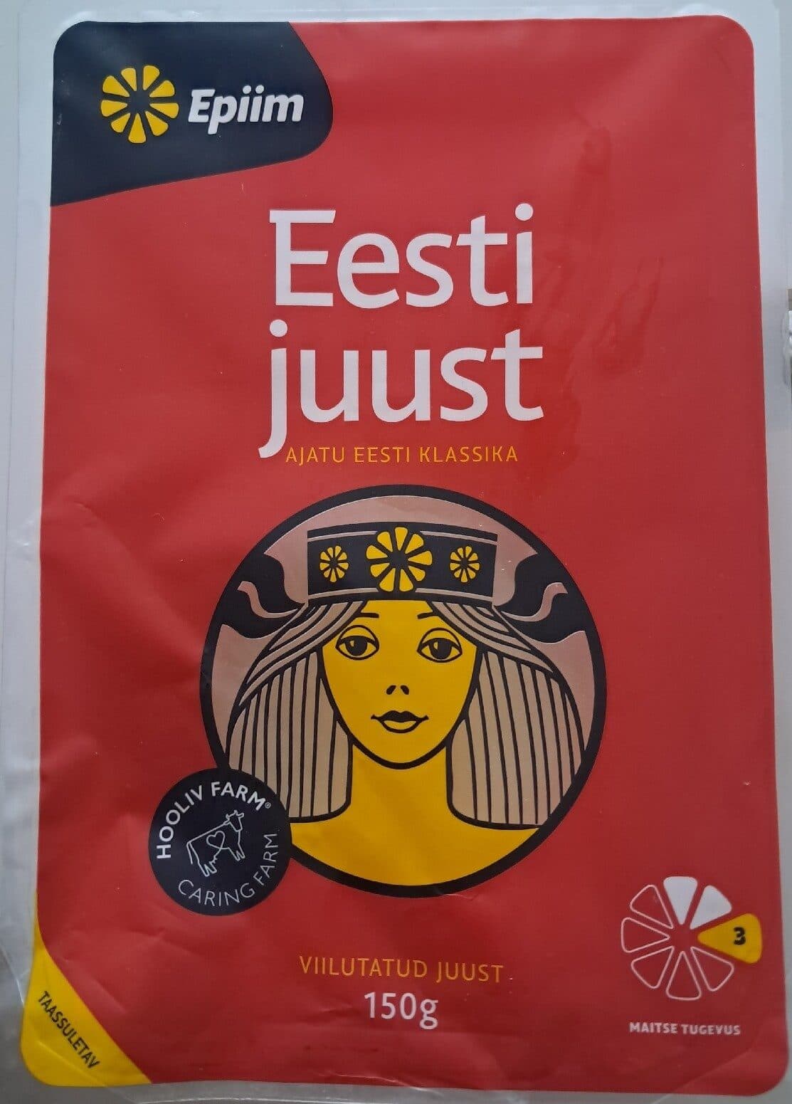 Epiim eesti juust packshot